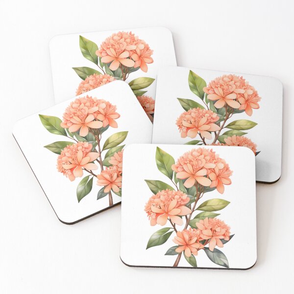 Item preview, Peach Ixora designed and sold by HOMETOWN86.