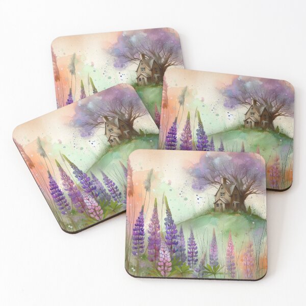 Item preview, Whimsical Cottage by Watercolor designed and sold by Beyondnote-Art.