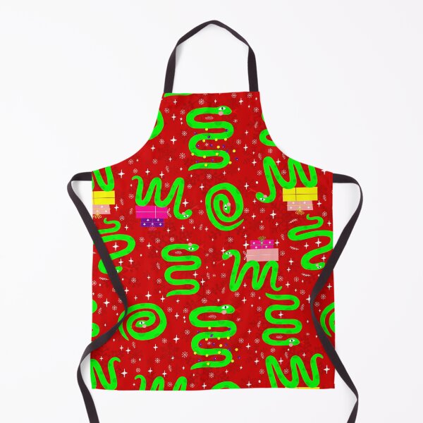 Item preview, christmas snakes xmas lights snowflakes red designed and sold by Gossip Rag.