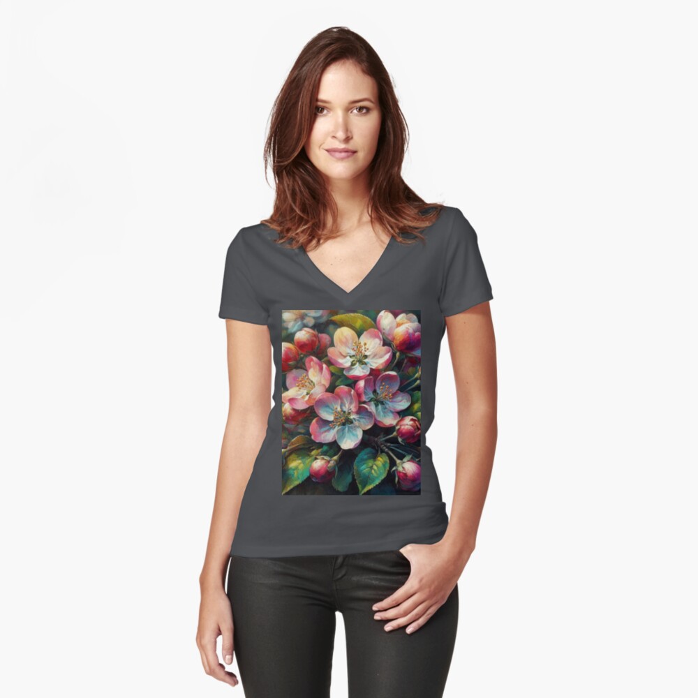 Item preview, Fitted V-Neck T-Shirt designed and sold by JCPPShop.