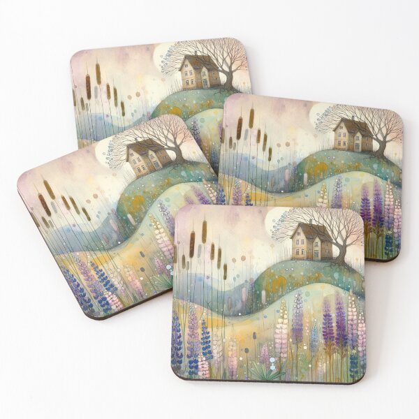Item preview, Whimsical Cottage by Watercolor designed and sold by Beyondnote-Art.