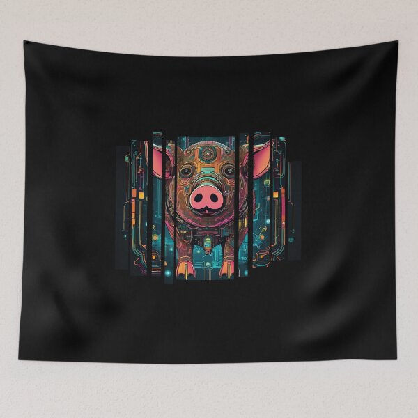 Item preview, Robotic piglet, cute animal, mechanically enhanced. designed and sold by DONandEK.
