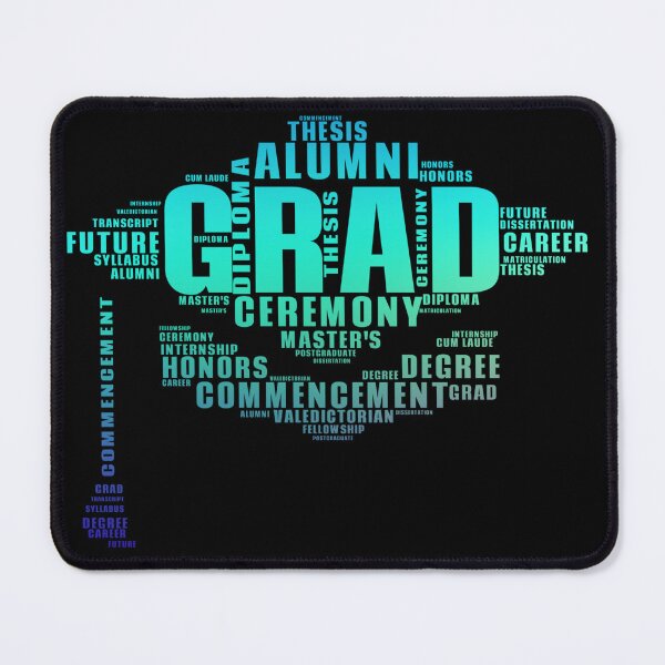 Item preview, Grad Word Cloud designed and sold by MarblesManaged.