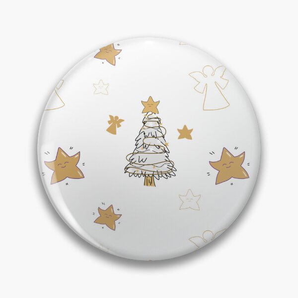 Item preview, Golden Christmas Stars and Silver tree  designed and sold by Krissys-Art.