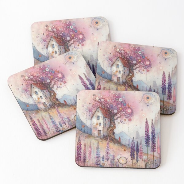 Item preview, Whimsical Cottage by Watercolor designed and sold by Beyondnote-Art.