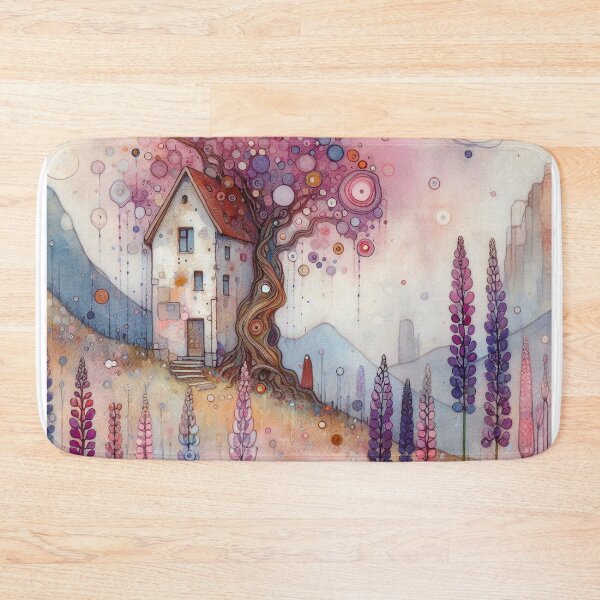 Item preview, Whimsical Cottage by Watercolor designed and sold by Beyondnote-Art.