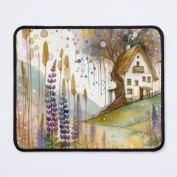 Item preview, Whimsical Cottage by Watercolor designed and sold by Beyondnote-Art.