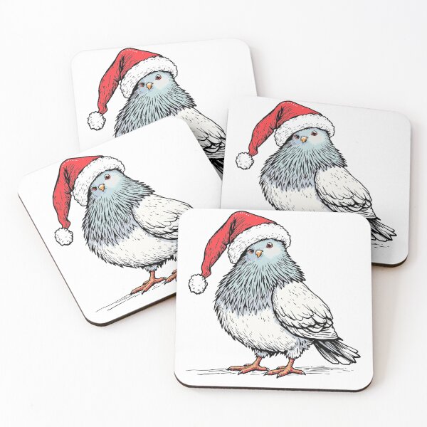 Item preview, Funny Cool Modern Pigeon Santa Claus Christmas designed and sold by SOUFIANE1991.