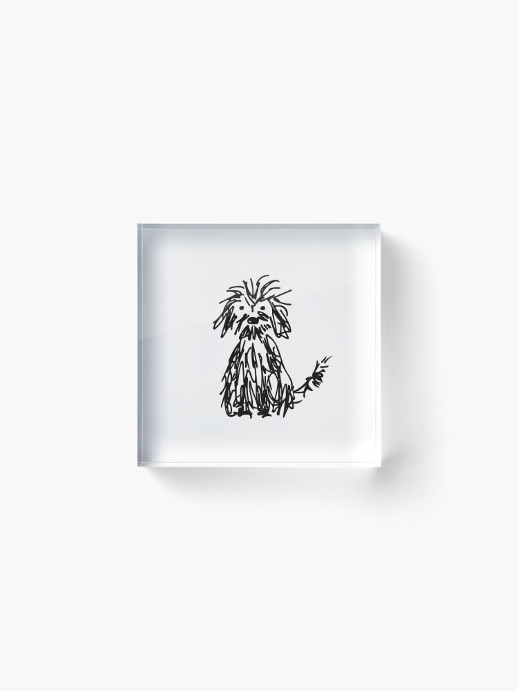 Imagen 2 de 5, Bloque acrílico con la obra Días de perros, diseñada y vendida por SaryandSaff.