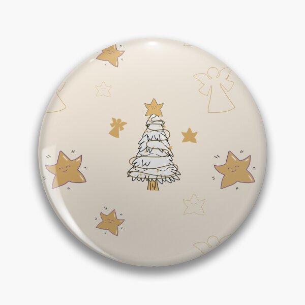 Item preview, Golden Christmas Stars and Silver tree  designed and sold by Krissys-Art.