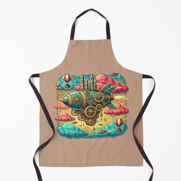 Aperçu de l'œuvre Dirigeable Steampunk créée et vendue par Myra365Art.