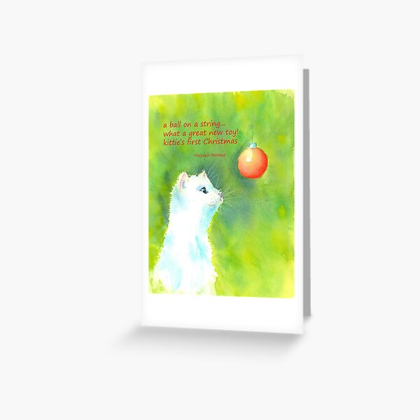 Item preview, Kitties first Christmas Haiku English designed and sold by Karen Kaspar.