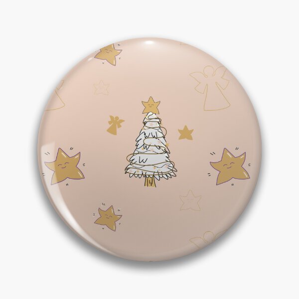 Item preview, Golden Christmas Stars and Silver tree  designed and sold by Krissys-Art.