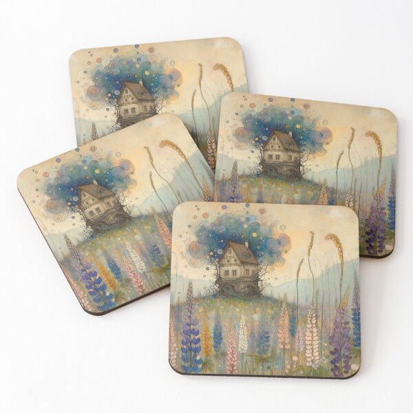 Item preview, Whimsical Cottage by Watercolor designed and sold by Beyondnote-Art.