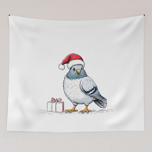 Item preview, Funny Cool Modern Pigeon Santa Claus Christmas designed and sold by SOUFIANE1991.