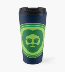 Taza de viaje ¡Oh, Capitán! ¡Mi capitán! (Jerry Garcia / verde)