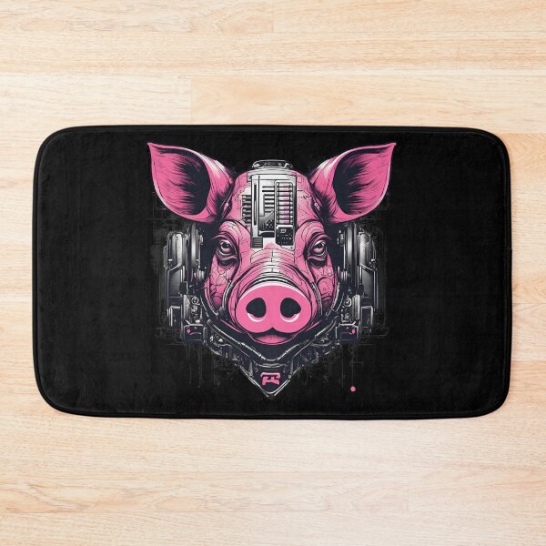 Item preview, Modified pig, half android, Dark Anime designed and sold by DONandEK.