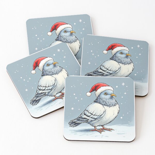 Item preview, Funny Cool Modern Pigeon Santa Claus Christmas designed and sold by SOUFIANE1991.