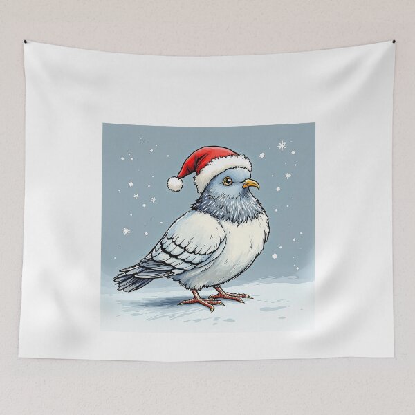 Item preview, Funny Cool Modern Pigeon Santa Claus Christmas designed and sold by SOUFIANE1991.