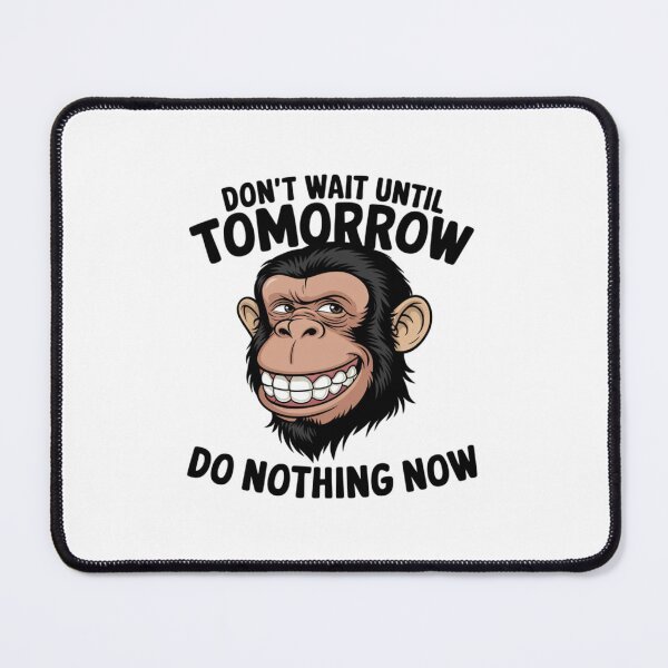 Item preview, Bored Ape, Lazy, monkey, funnyfits70, Humor, Funny, retro, vintage, funny quotes, animal humor, designed and sold by FunnyFits70.