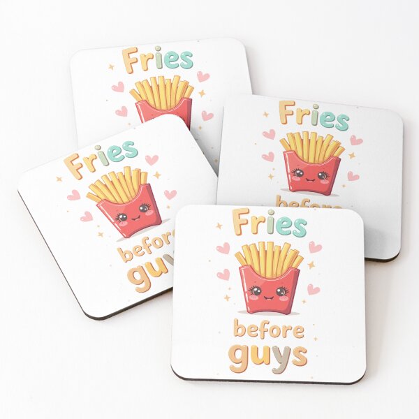 Aperçu de l'œuvre Des frites avant les mecs ? Jeux de mots sur la nourriture créée et vendue par MagicalThreads.