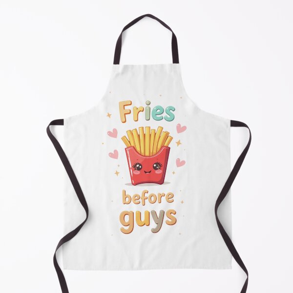 Aperçu de l'œuvre Des frites avant les mecs ? Jeux de mots sur la nourriture créée et vendue par MagicalThreads.