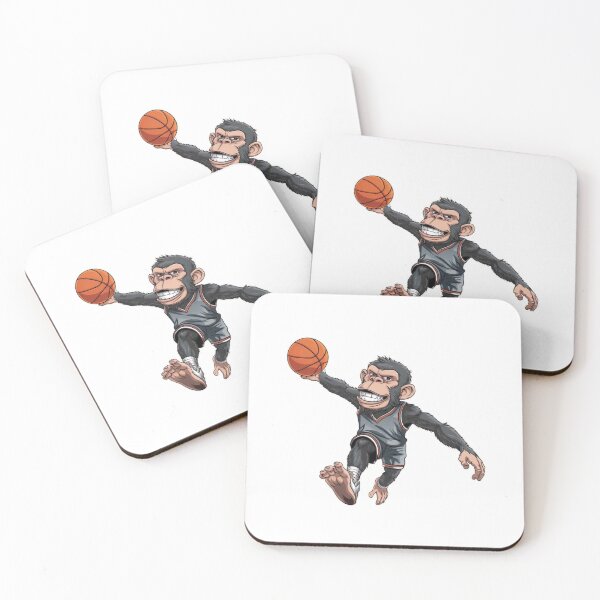 Item preview, Basket Balling Ape, Basketball, Slam dunk, Dunk, monkey, funnyfits70, Humor, Funny, retro, vintage, funny quotes, animal humor, designed and sold by FunnyFits70.