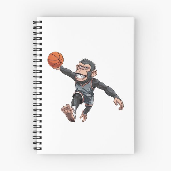 Item preview, Basket Balling Ape, Basketball, Slam dunk, Dunk, monkey, funnyfits70, Humor, Funny, retro, vintage, funny quotes, animal humor, designed and sold by FunnyFits70.