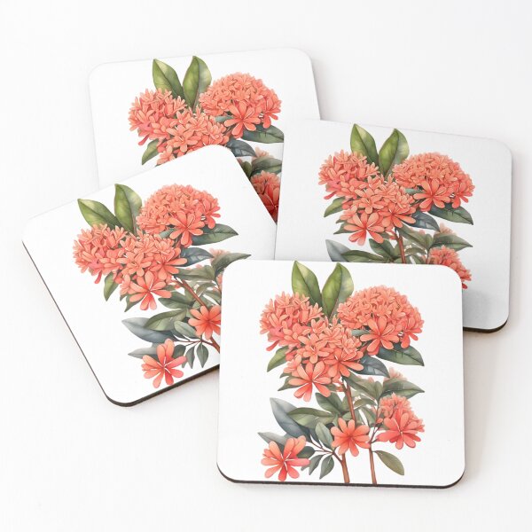 Item preview, Coral Ixora designed and sold by HOMETOWN86.