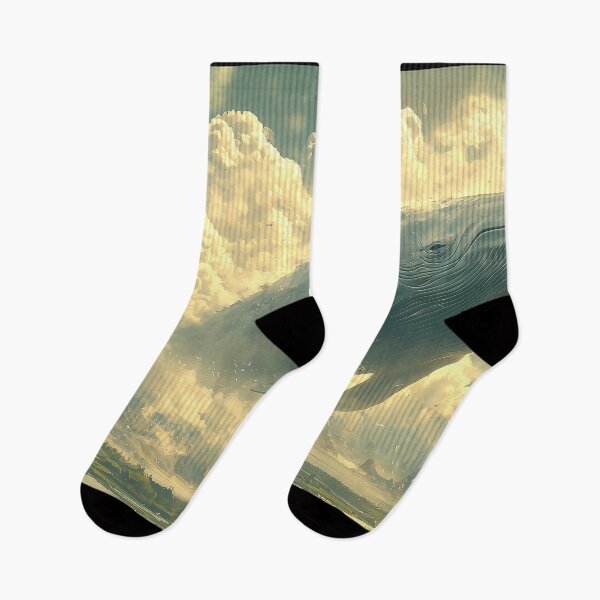 Item preview, Majestic Sky Whale Over Serene Mountain Landscape designed and sold by willmmcintosh.