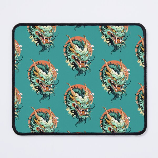 Item preview, japanese dragon head designed and sold by illustroken.