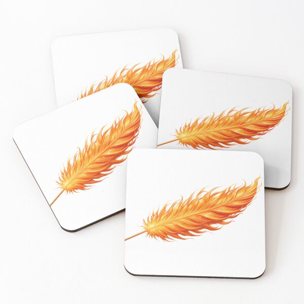 Item preview, Glowing Phoenix Feather of Flames designed and sold by subhamkapoor.