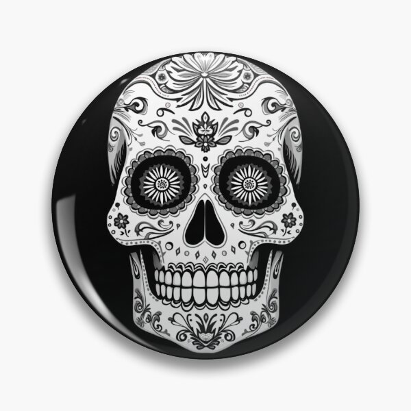 Item preview, Día De Los Muertos Skull designed and sold by UmbraDesigns.