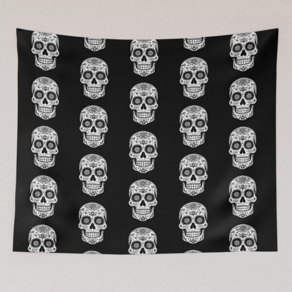 Item preview, Día De Los Muertos Skull designed and sold by UmbraDesigns.