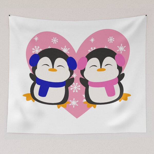 Item preview, Penguins in love designed and sold by Plantiyas.