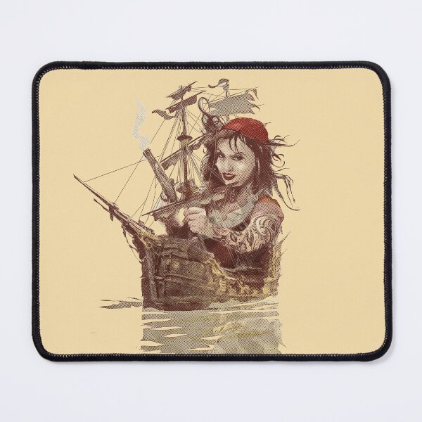 Item preview, Weird pirate bride in a mini sailing ship designed and sold by Claus Stephan.