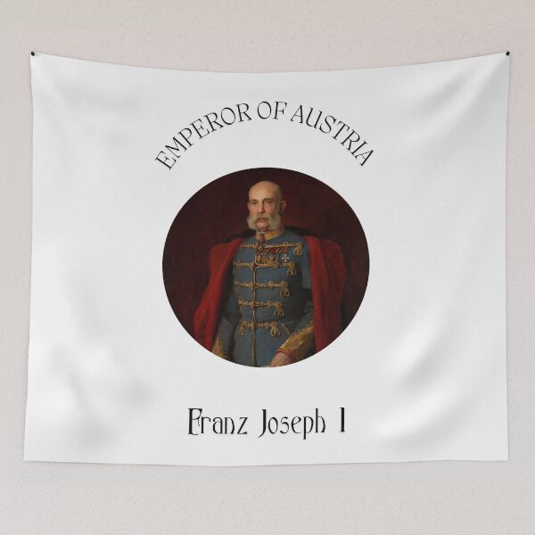 Item preview, Emperor Franz Joseph I - Portrait in Military Regalia designed and sold by AustriabyPublic.