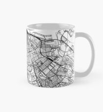 Amsterdam Weiße Karte Tasse (Standard)