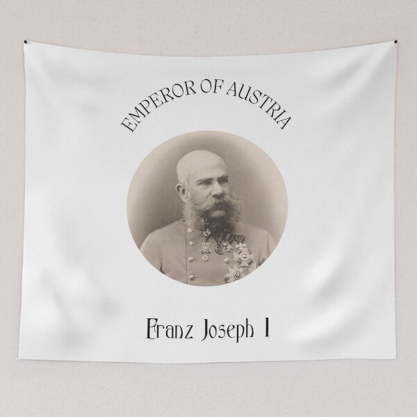 Item preview, Emperor Franz Joseph I - Medal-Adorned Portrait designed and sold by AustriabyPublic.