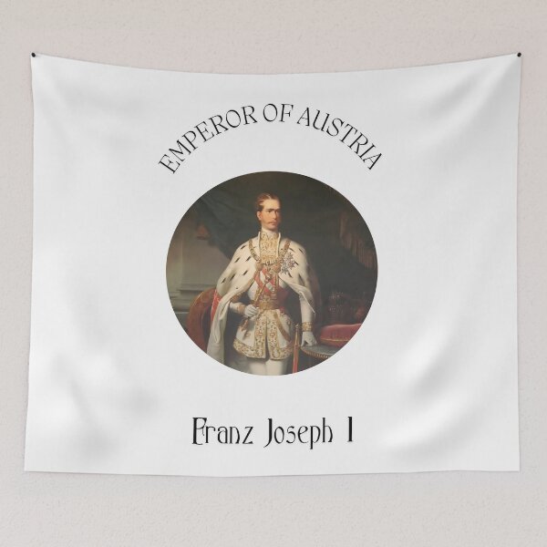 Item preview, Emperor Franz Joseph I - Royal Portrait in Regal Attire designed and sold by AustriabyPublic.