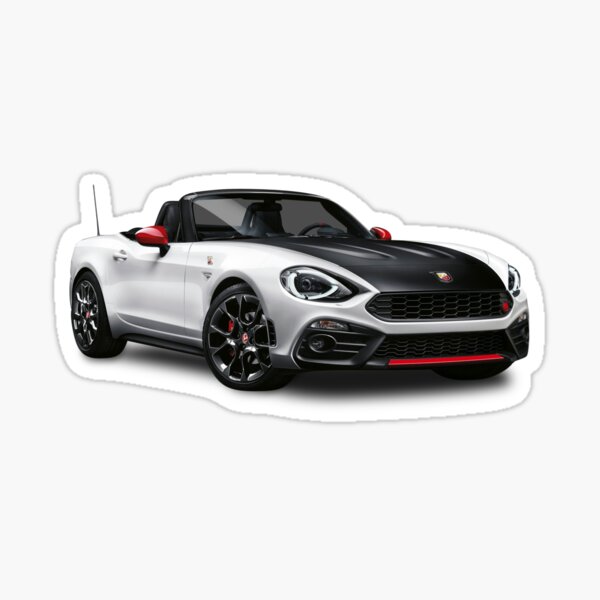 Item preview, White 124 Spider - Classic and Stylish Convertible Roadster designed and sold by wearecarlovers-.