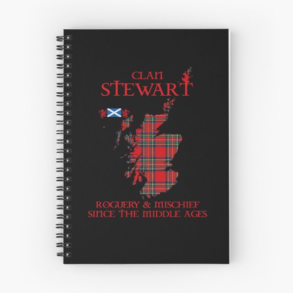 Item preview, Clan Stewart Royal tartan Scotland map Saltire flag and lion rampant scottish designed and sold by Clan1093.