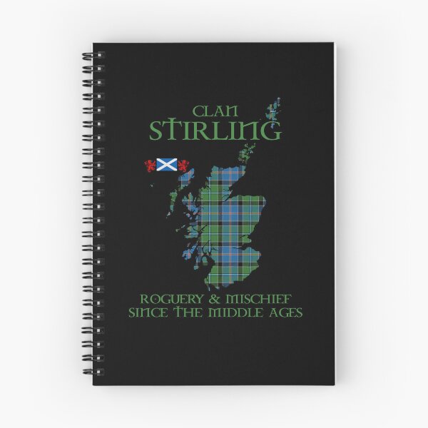 Item preview, Clan Stirling tartan Scotland map Saltire flag and lion rampant scottish designed and sold by Clan1093.