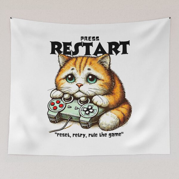 Item preview, Marmalade Cat..Restart The Game designed and sold by Palati-Watt.