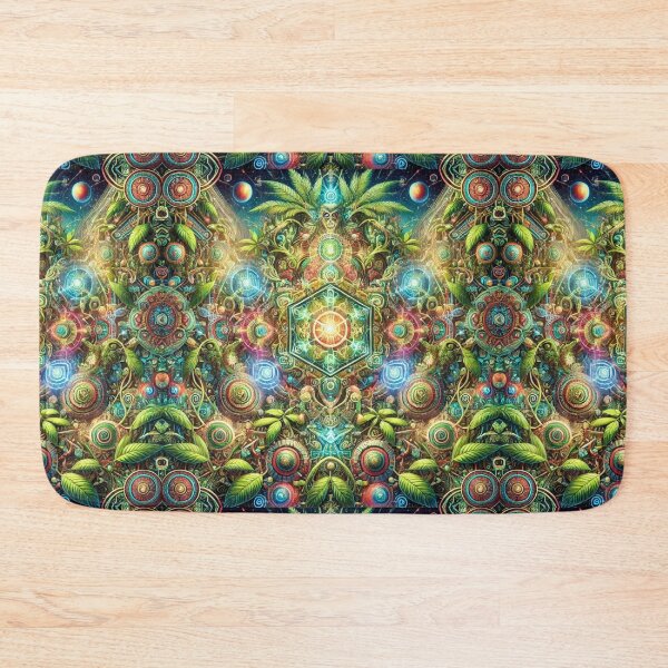 Item preview, Visionary Ayahuasca Tapestry: Infinite Sacred Geometry designed and sold by Meta2Physical.