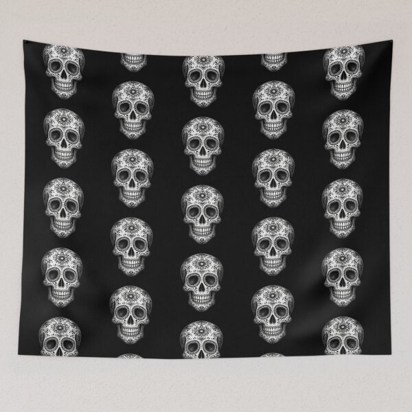 Item preview, Día De Los Muertos Skull designed and sold by UmbraDesigns.