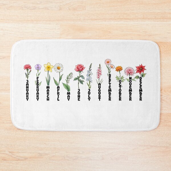 Item preview, Birth Month Flowers: A Year of Blooms designed and sold by XPIXELSTORE.