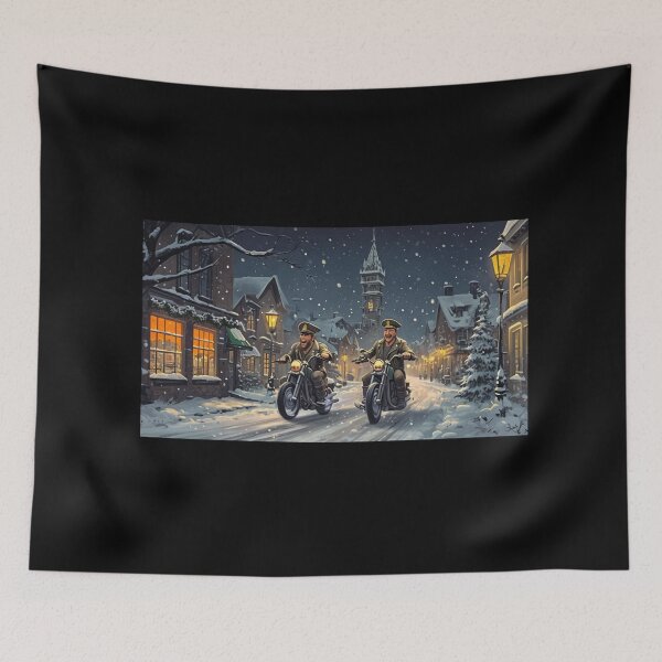Item preview, Let's Go Snow Military Leather Biker Daddies Gay Pride Graphic Design designed and sold by ItsAKinkThing.