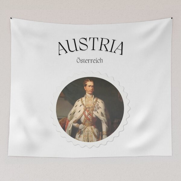 Item preview, Emperor Franz Joseph I - Royal Portrait in Full Regalia designed and sold by AustriabyPublic.