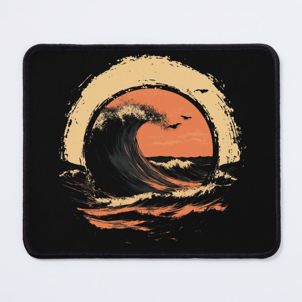 Item preview,  Oceanic Sunset: Serene Wave Sunset Surf designed and sold by MOONE FLOWER.